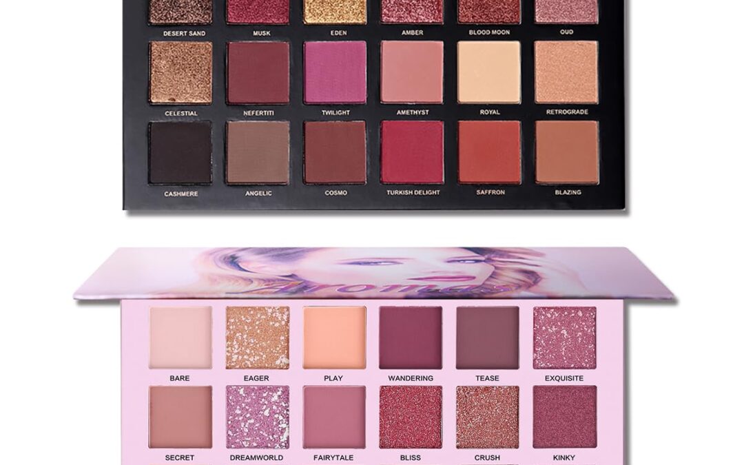 2Pcs Twilight Dusk + Aromas Nude Eyeshadow Palette Makeup Set Review