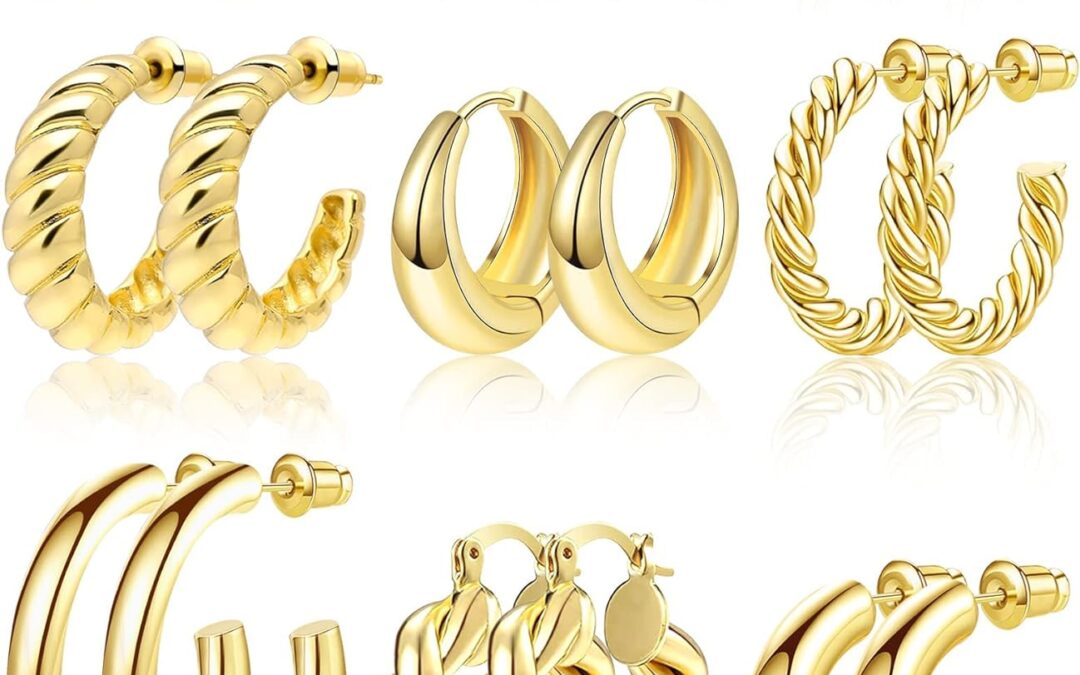 Adoyi 9 Pairs Gold Hoop Earrings Set Review