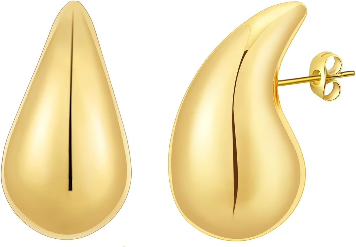 Apsvo Chunky Gold Hoop Earrings for Women Review