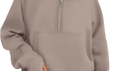 AUTOMET Womens Sweatshirts Half Zip Cropped Pullover Fleece Quarter Zipper Hoodies 2025 Fall Fashion Outfits Clothes Review