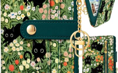 Black Cat Floral RFID Women Wallet Review