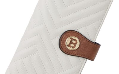 BOSTANTEN Slim Wallet Women Leather RFID Blocking Credit Card Holder Bifold Thin Wallet with Zipper Pocket Beige&Brown Review