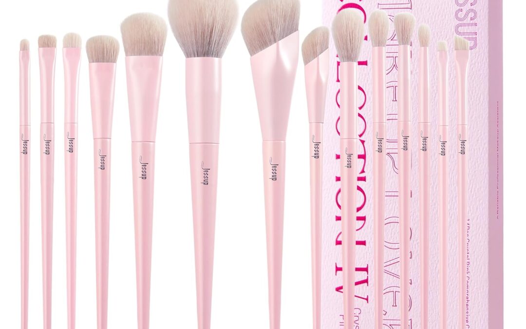 Jessup Pink Makeup Brushes Set 14Pcs Review