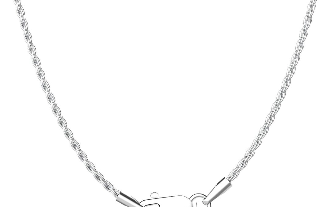 Jewlpire Solid 18K Gold Over 925 Sterling Silver Chain Necklace for Women Review