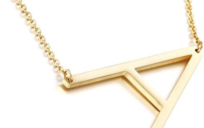 MOMOL Sideways Initial Necklace Review
