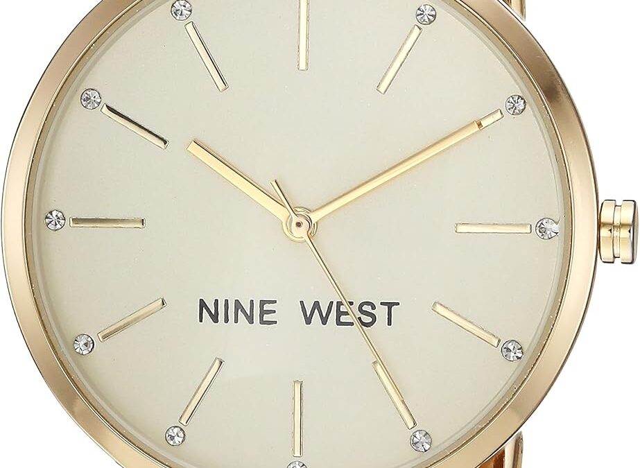 Nine West Women’s Floral Dial Bracelet Watch Review