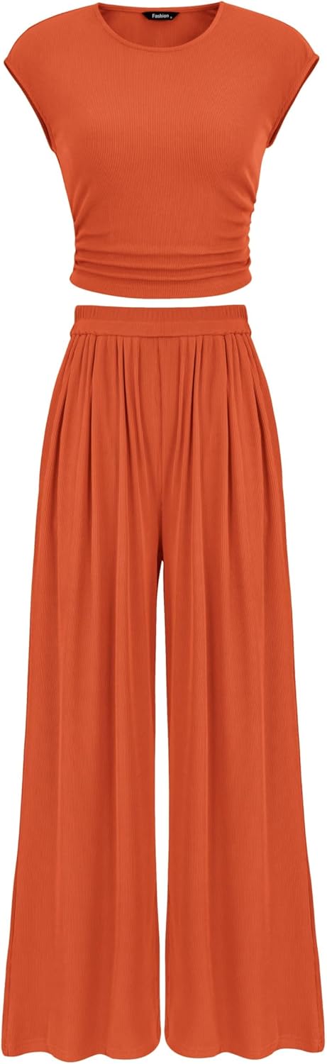 PRETTYGARDEN Women's Summer 2 Piece Outfits Review