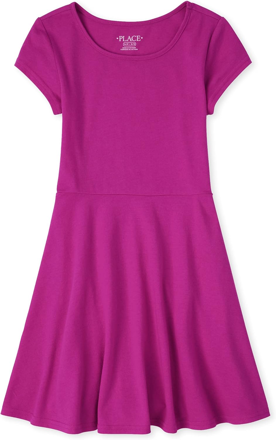 The Children's Place Girls Short Sleeve Basic Skater Dress Review