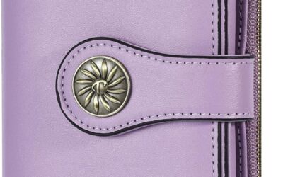 Travelambo Wallets Women RFID Large Capacity Luxury Waxed Leather Clutch Wallet Multi Card Organizer Review