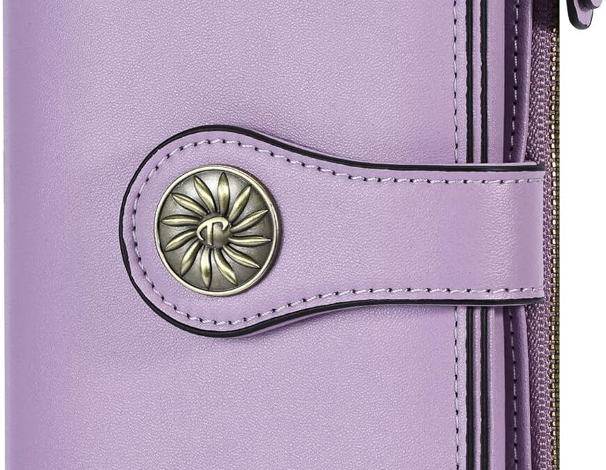 Travelambo Wallets Women RFID Large Capacity Luxury Waxed Leather Clutch Wallet Multi Card Organizer Review